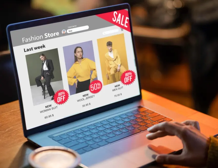 site web de vente en ligne