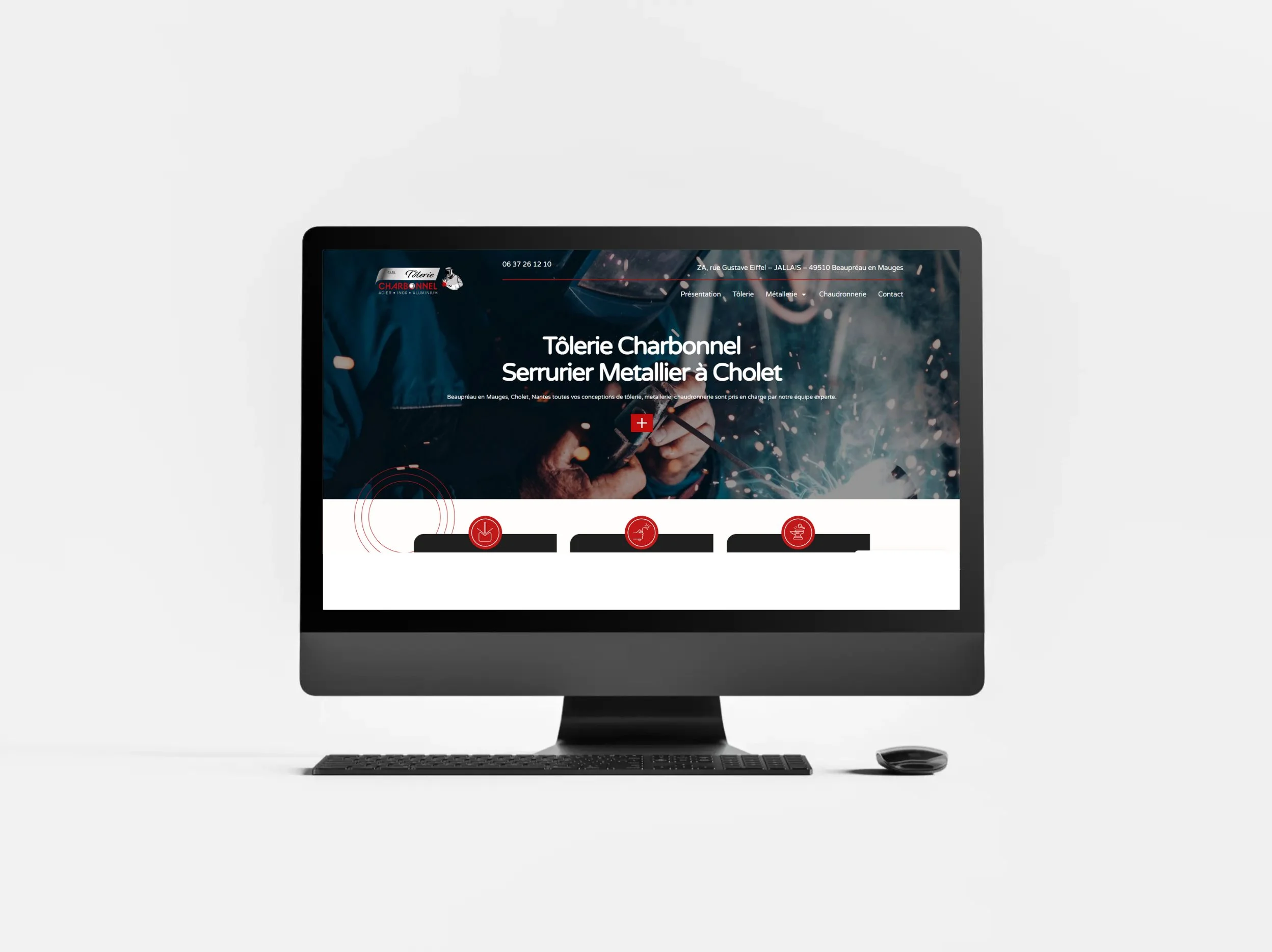 création site internet tolerie charbonnel