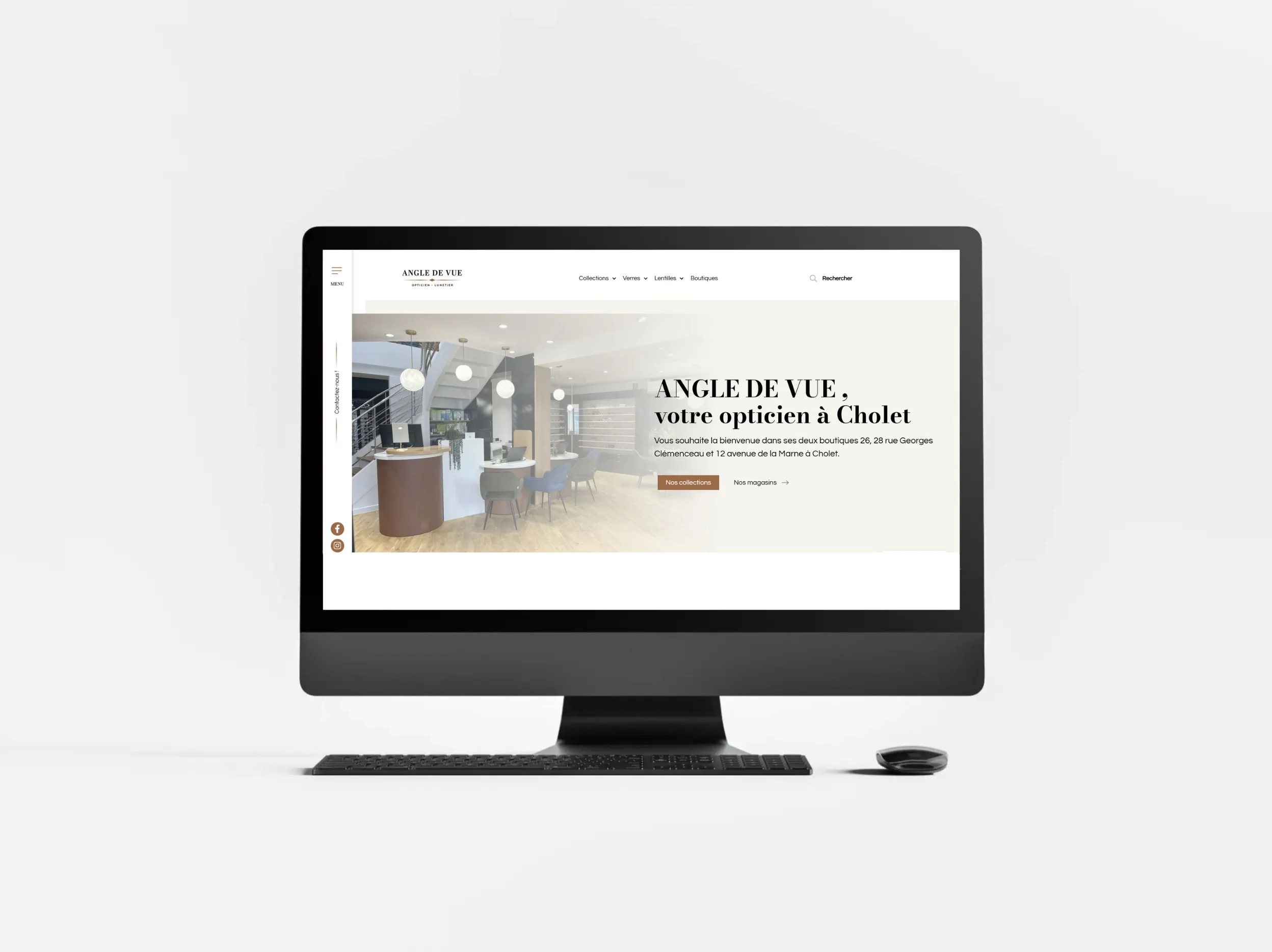 site vitrine angle de vue